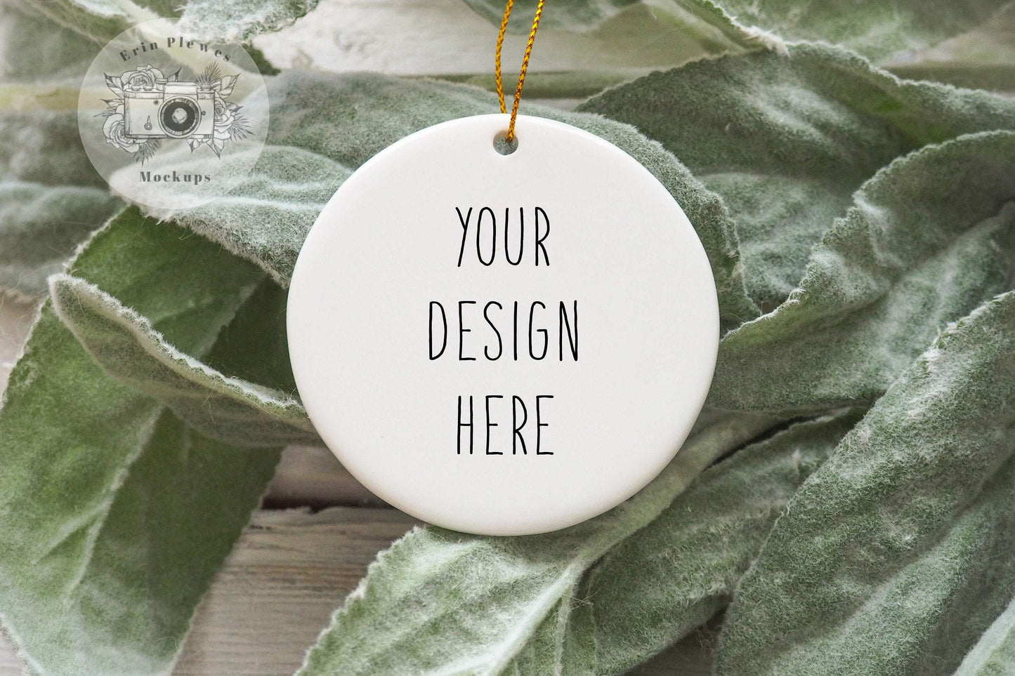 Erin Plewes Mockups Mockup Christmas Ornament Mockup, Round ornament mock-up, Ornament mock up stock photo, Instant Digital Download Template Jpeg PNG