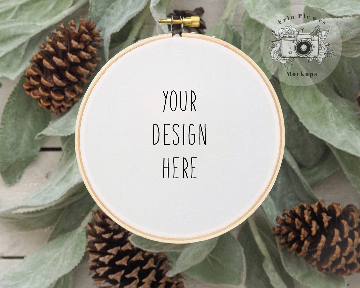 Erin Plewes Mockups Cross Stitch Mockup, Christmas Embroidery Hoop Mock Up, Sewing Mock-up, Instant Digital Download JPG PNG