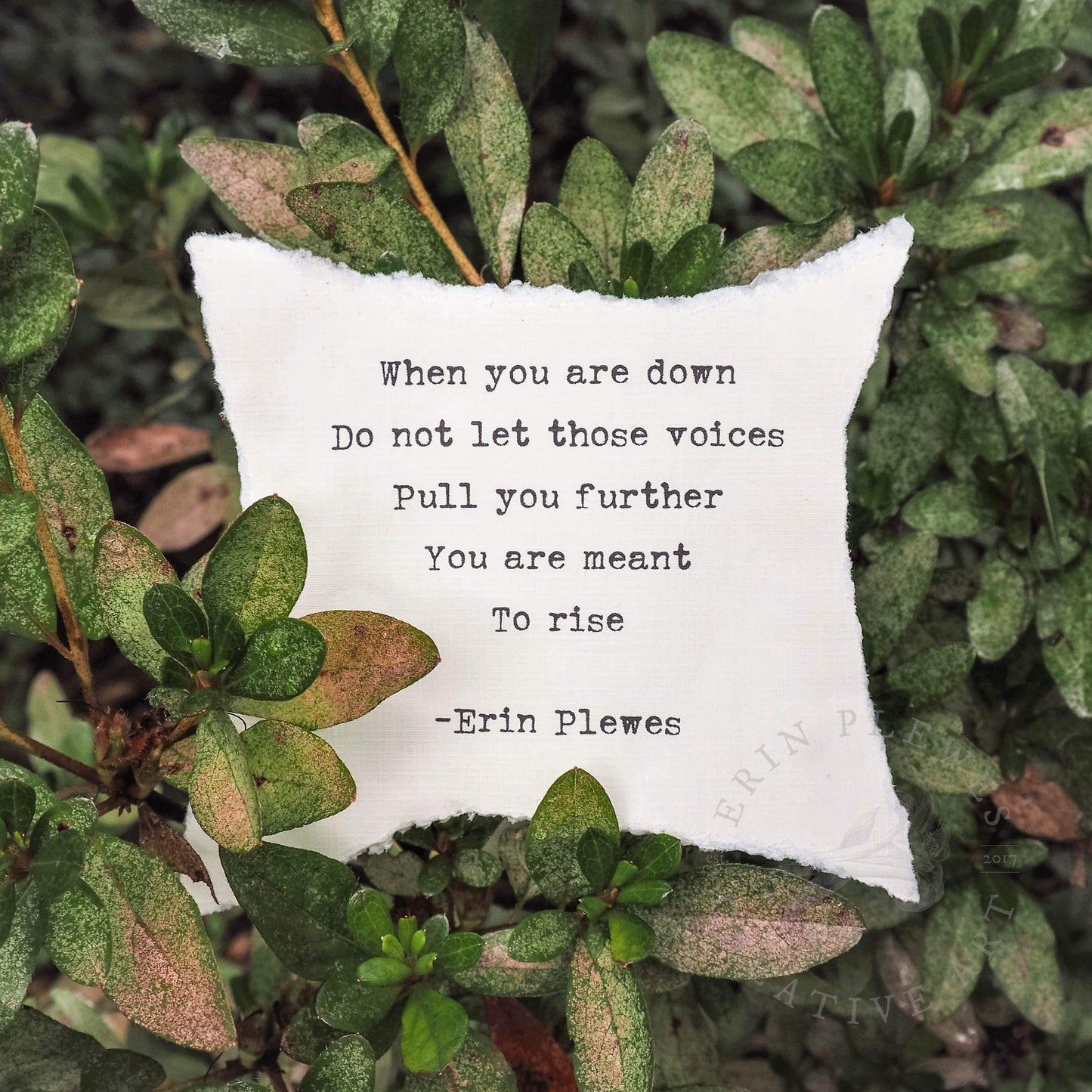 "You Are Meant to Rise" Green Inspirational Artwork Quote | Home Decor