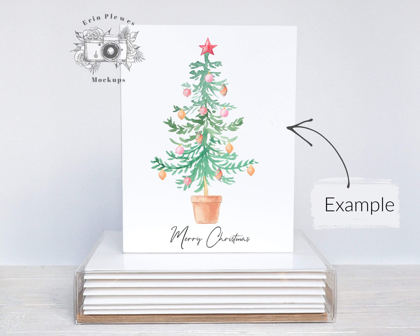 Erin Plewes Mockups A2 Card Mockup Box Set, Greeting Card Mockup Set, Stationery Mock-up Lifestyle Photo, Instant Digital Download Jpeg Template