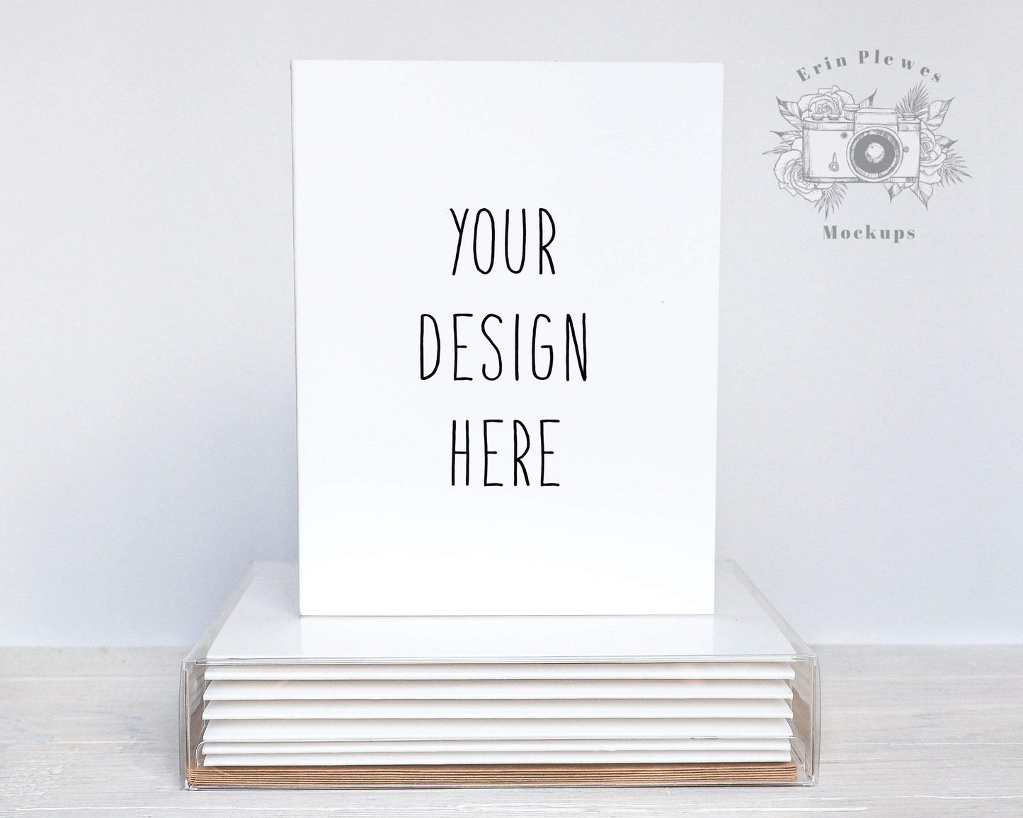 Erin Plewes Mockups A2 Card Mockup Box Set, Greeting Card Mockup Set, Stationery Mock-up Lifestyle Photo, Instant Digital Download Jpeg Template