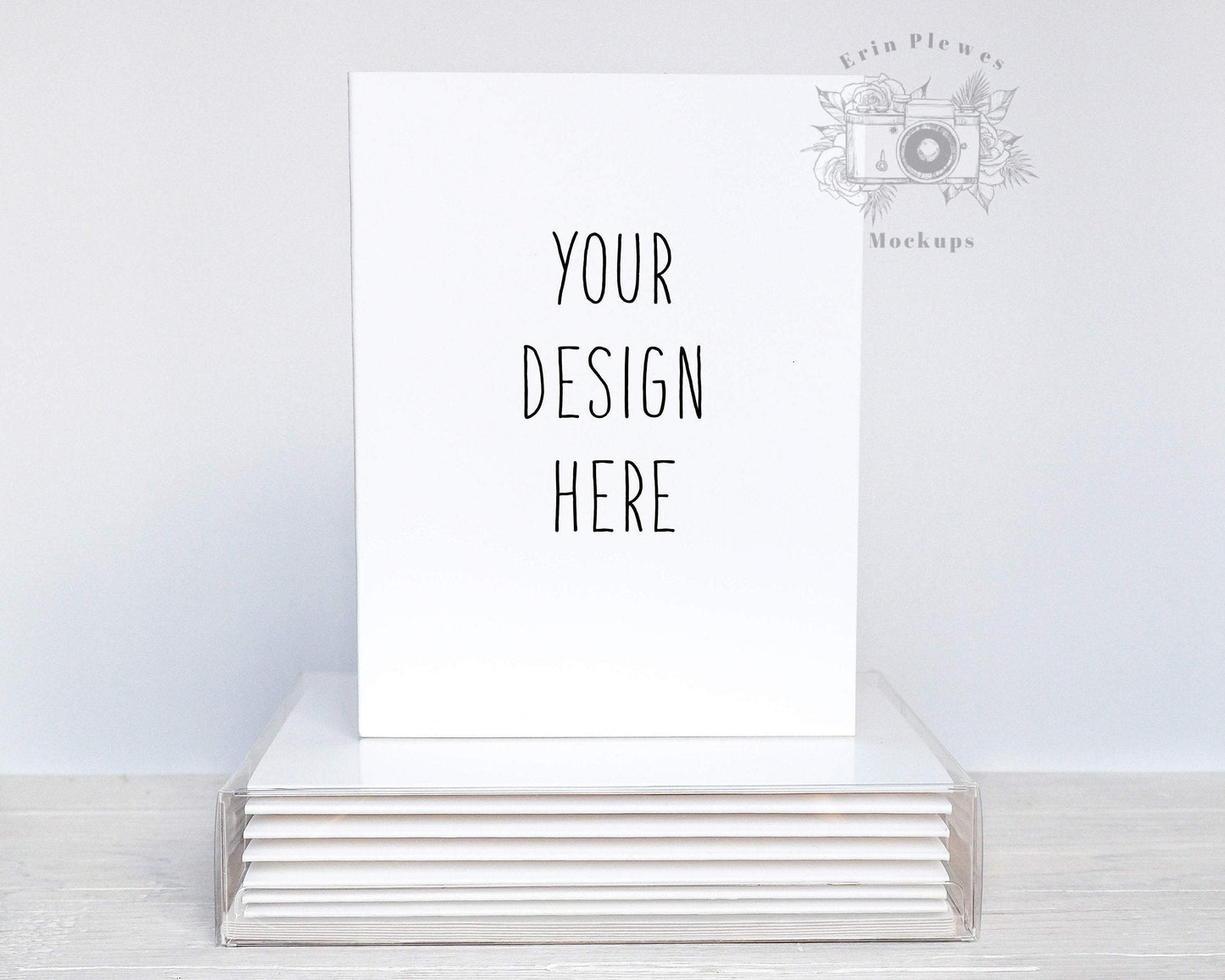 Erin Plewes Mockups A2 Card Mockup Box Set White Envelopes, Greeting Card Mockup Set, Stationery Mock-up Lifestyle Photo, Instant Digital Download Jpeg