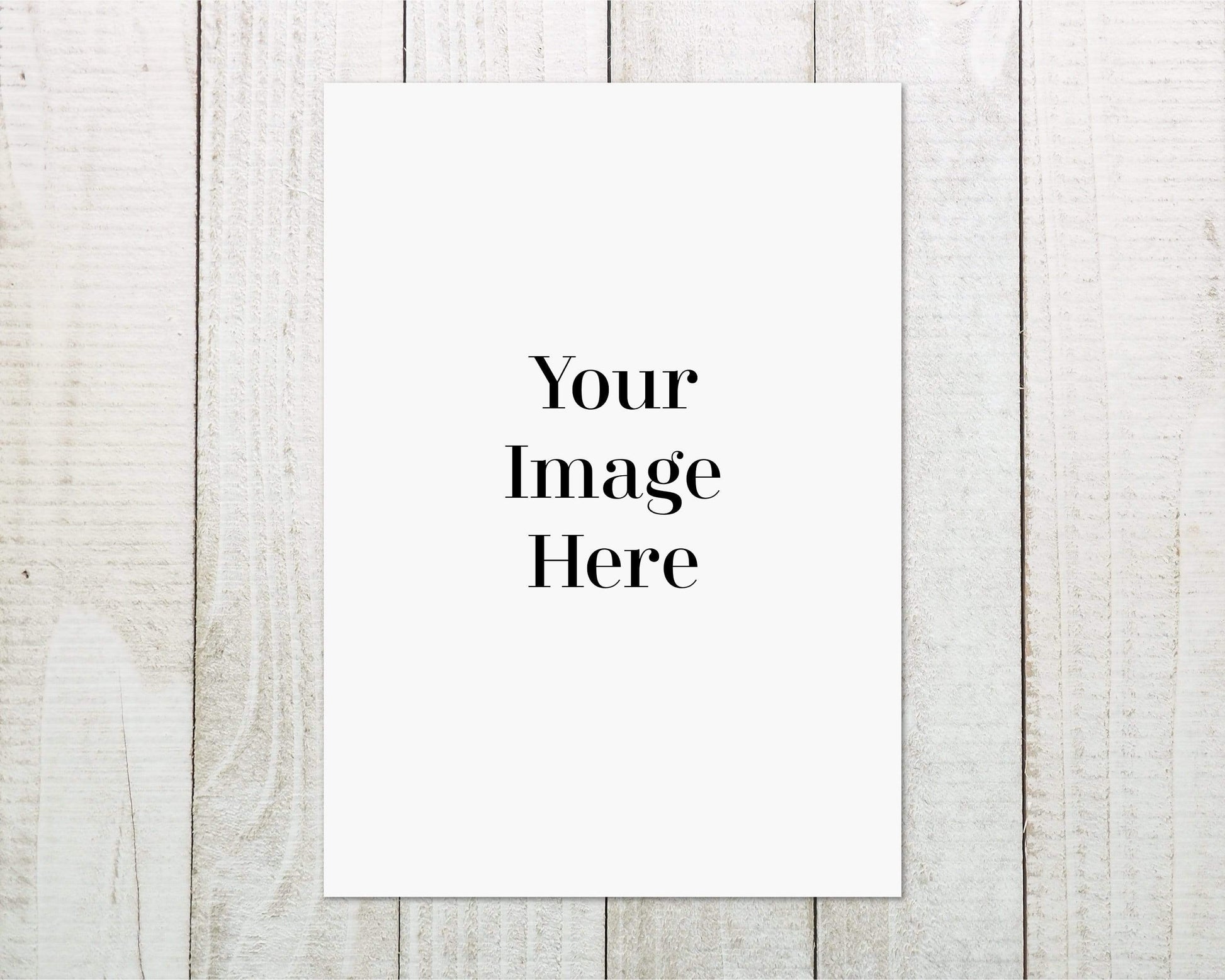 Erin Plewes Mockups A4 Print Mockup, Poster mockup on white farmhouse style white boards rustic wood, Minimal mock up, Jpeg Instant Digital Download