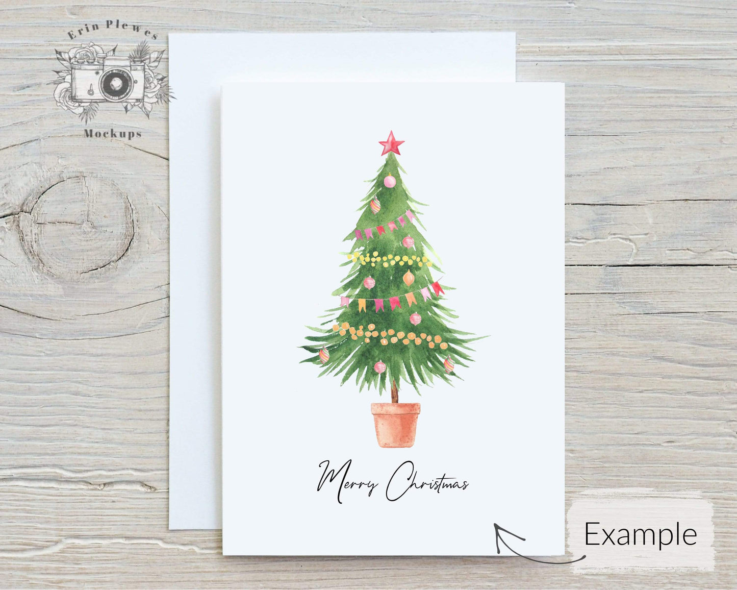 Erin Plewes Mockups A6 card mockup, Thank you card mock-up with white envelope size A 6, Rustic wedding invitation, Jpeg Instant Digital Download Template