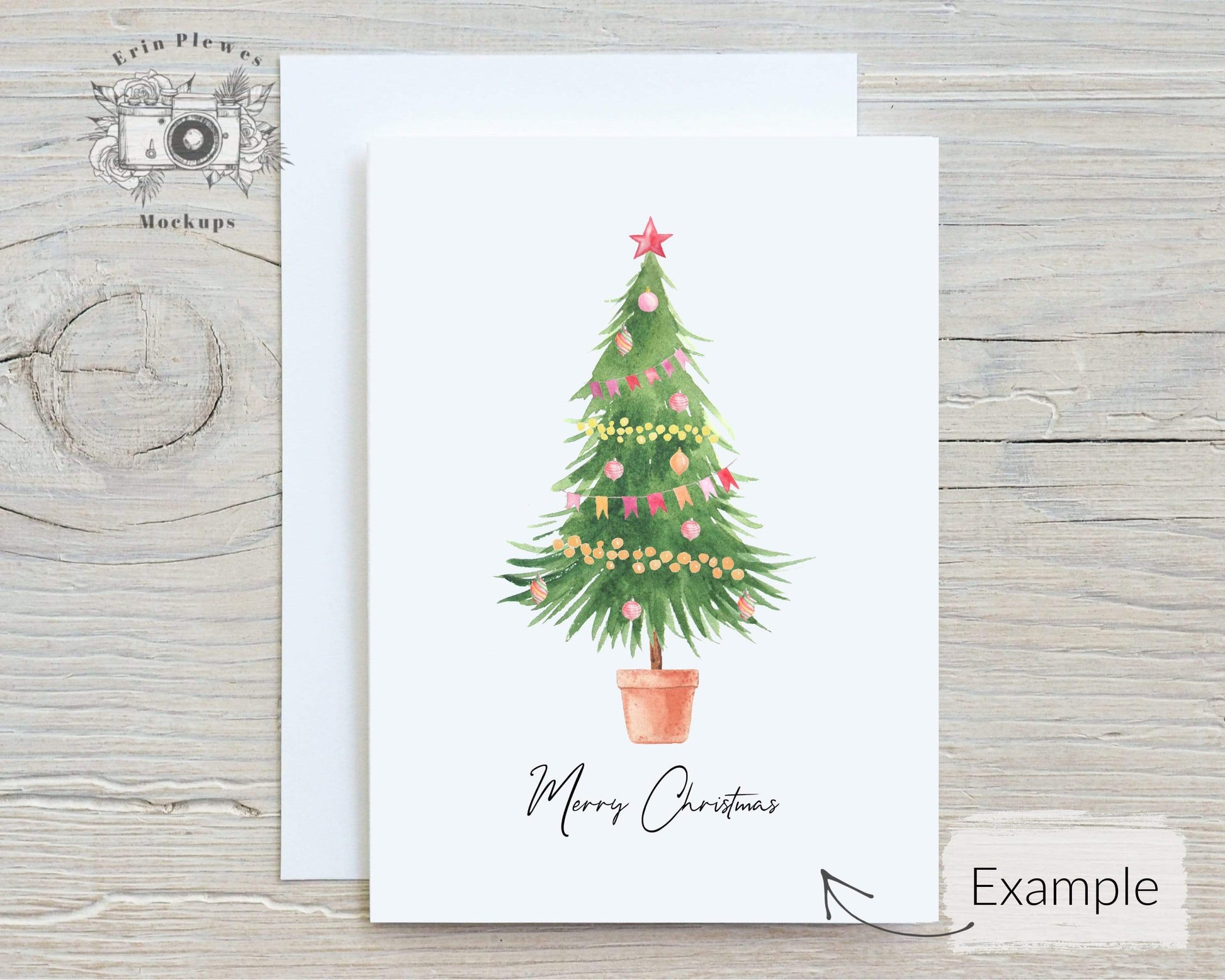 Erin Plewes Mockups A6 card mockup, Thank you card mock-up with white envelope size A 6, Rustic wedding invitation, Jpeg Instant Digital Download Template