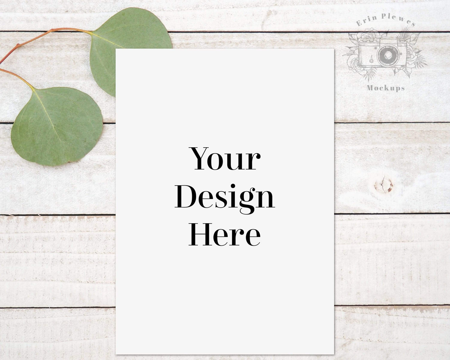 Erin Plewes Mockups A6 Greeting card mockup, Thank you card mock-up for rustic wedding and lifestyle photo, Jpeg Instant Digital Download