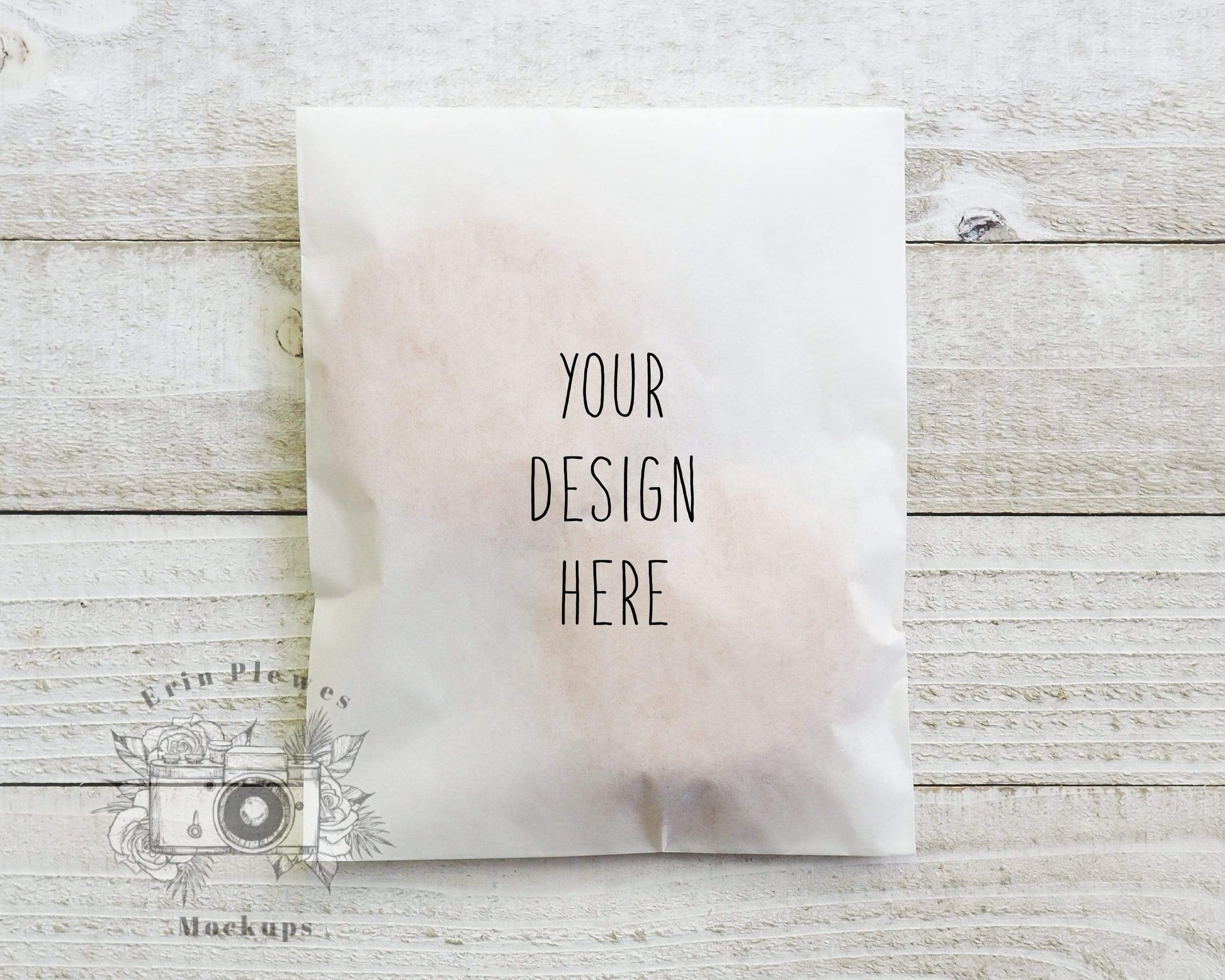 Erin Plewes Mockups Cookie Bag Mockup, Translucent Bag Mock Up with Cookies, Food Lifestyle Stock Photo, Jpeg instant Digital Download Template