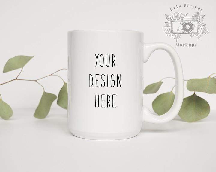 Erin Plewes Mockups Mug Mockup Bundle, Coffee mug mockup bundle of 11oz and 15oz mugs for lifestyle nature styled stock photos, Digital Download Jpeg Template