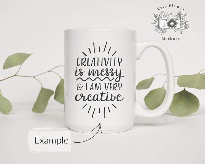 Erin Plewes Mockups Mug Mockup Bundle, Coffee mug mockup bundle of 11oz and 15oz mugs for lifestyle nature styled stock photos, Digital Download Jpeg Template