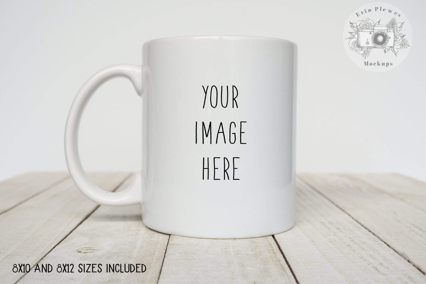 Erin Plewes Mockups Mug Mockup Smart Object, Coffee Mug Mock-up for Minimal Styled Stock Photo, Digital Download Jpeg and PSD Template