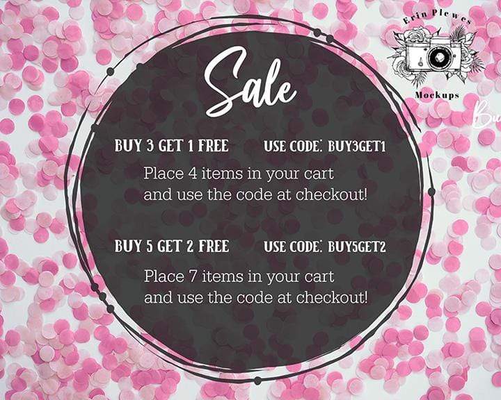 Erin Plewes Mockups Sticker mockup, Round sticker mock-up for Wedding flatlay and stock photography, Jpeg instant Digital Download Template