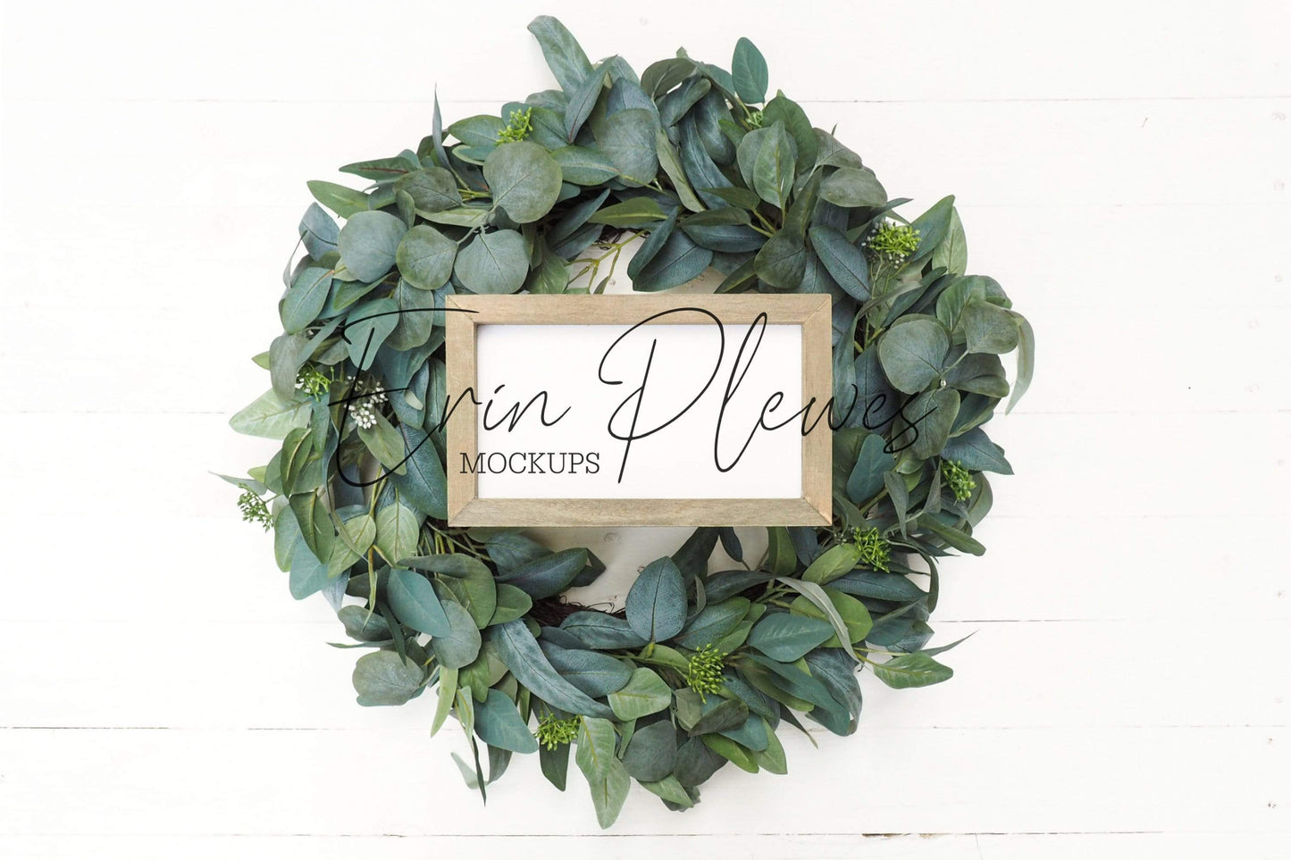 Erin Plewes Mockups Wood Sign Mockup 6x10, Farmhouse Sign Mock-up, Mock Up Rustic Sign, Wood Frame Flat Lay