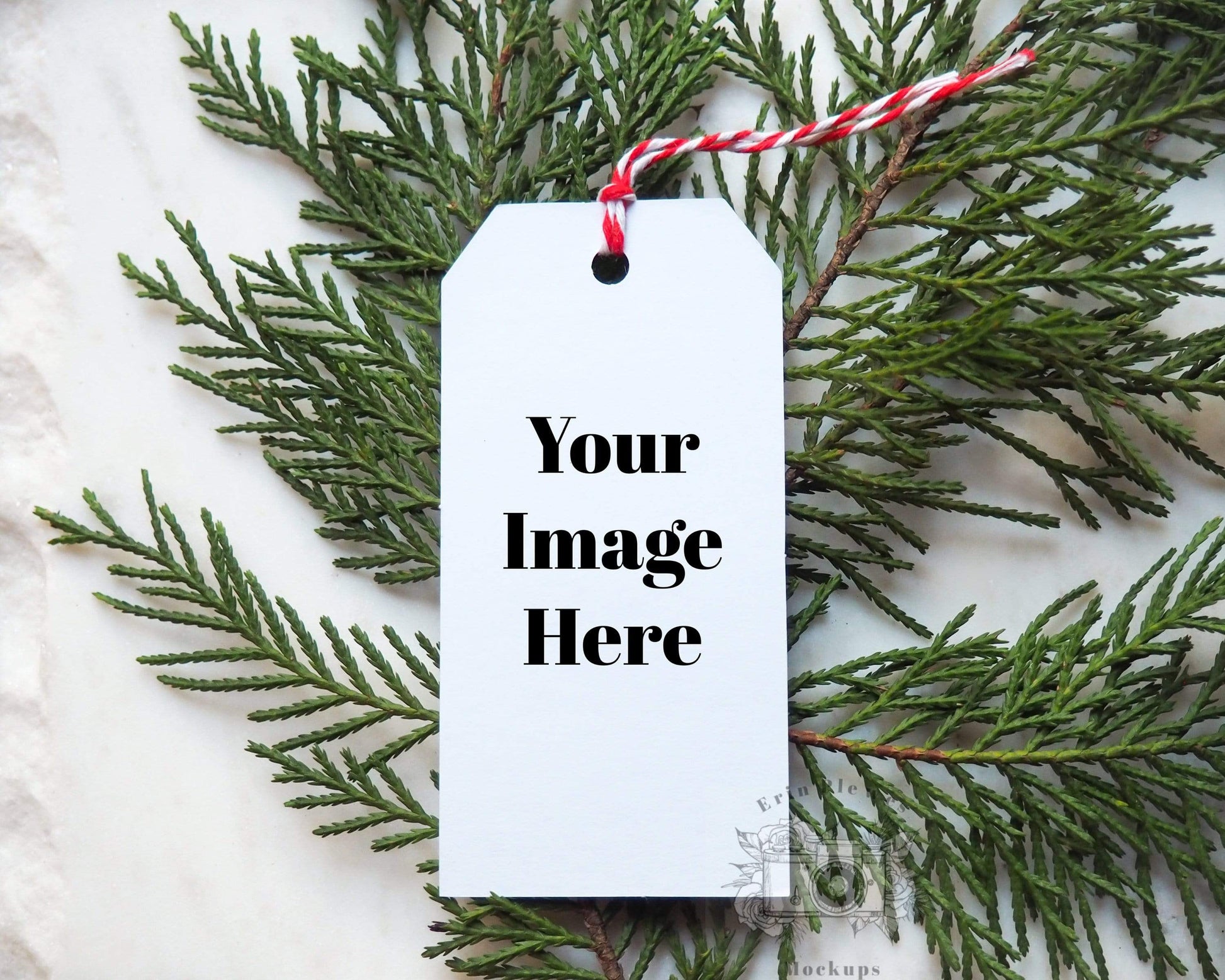 Erin Plewes Mockups Gift Tag Mockup Bundle, Christmas Label Mock Up Bundle, Hang Tag Mock Bundle, Instant Digital Download Template