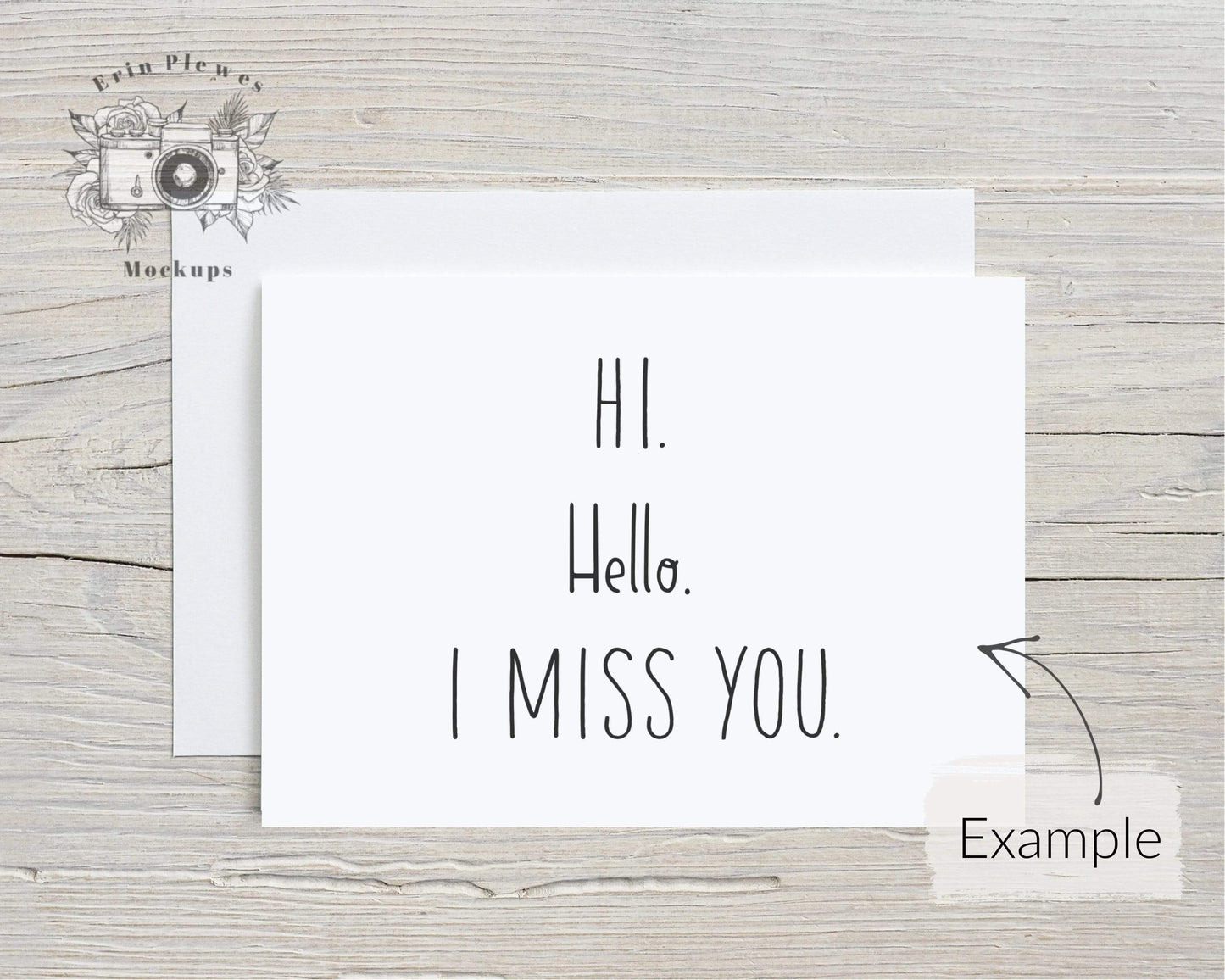 Erin Plewes Mockups Greeting card mockup with white envelope A6, Invitation mockup for rustic wedding size A-6, Lifestyle stock photo Jpeg Template