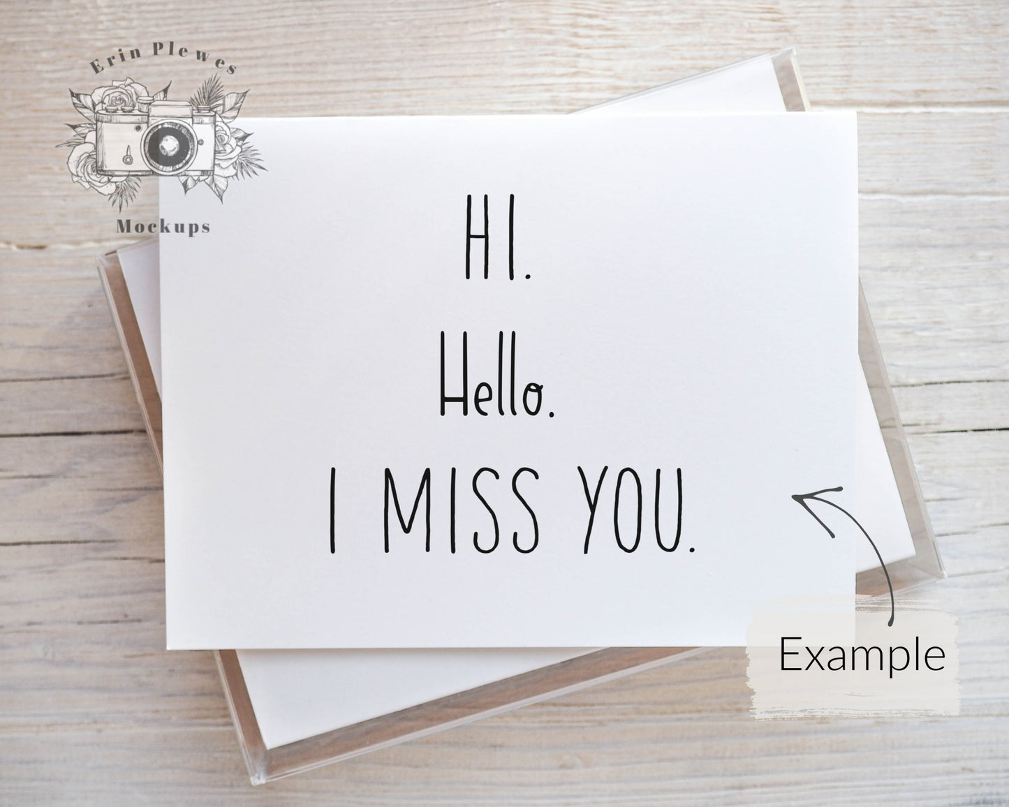 Greeting Card Mockup Smart Object, A2 Thank You Card Mock Up Boxed Set, Invitation Card Mock-up, Jpeg Instant Digital Download Template