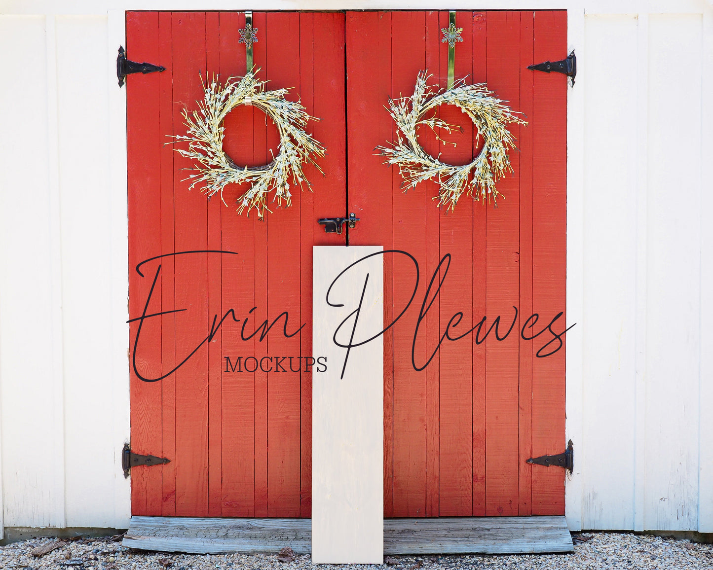 White Porch Sign Mockup, Christmas Vertical Wood Sign Mock Up, Farmhouse Sign Mock-up, Outdoor Wood Frame Mock Ups