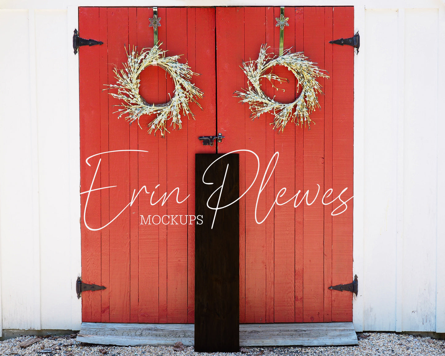 Porch Sign Mockup Christmas, Farmhouse Vertical Wood Sign Mock Up, Black Sign Mock-up, Outdoor Wood Sign Mock Ups