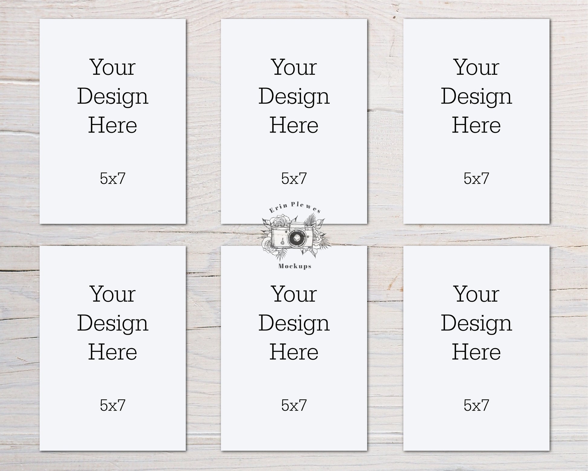 Card Suite Mockup 5x7, Greeting Card Set of 6 Mock Up, Stationery Mock Ups, Card Suite Stock Photo, Jpeg Instant Digital Download