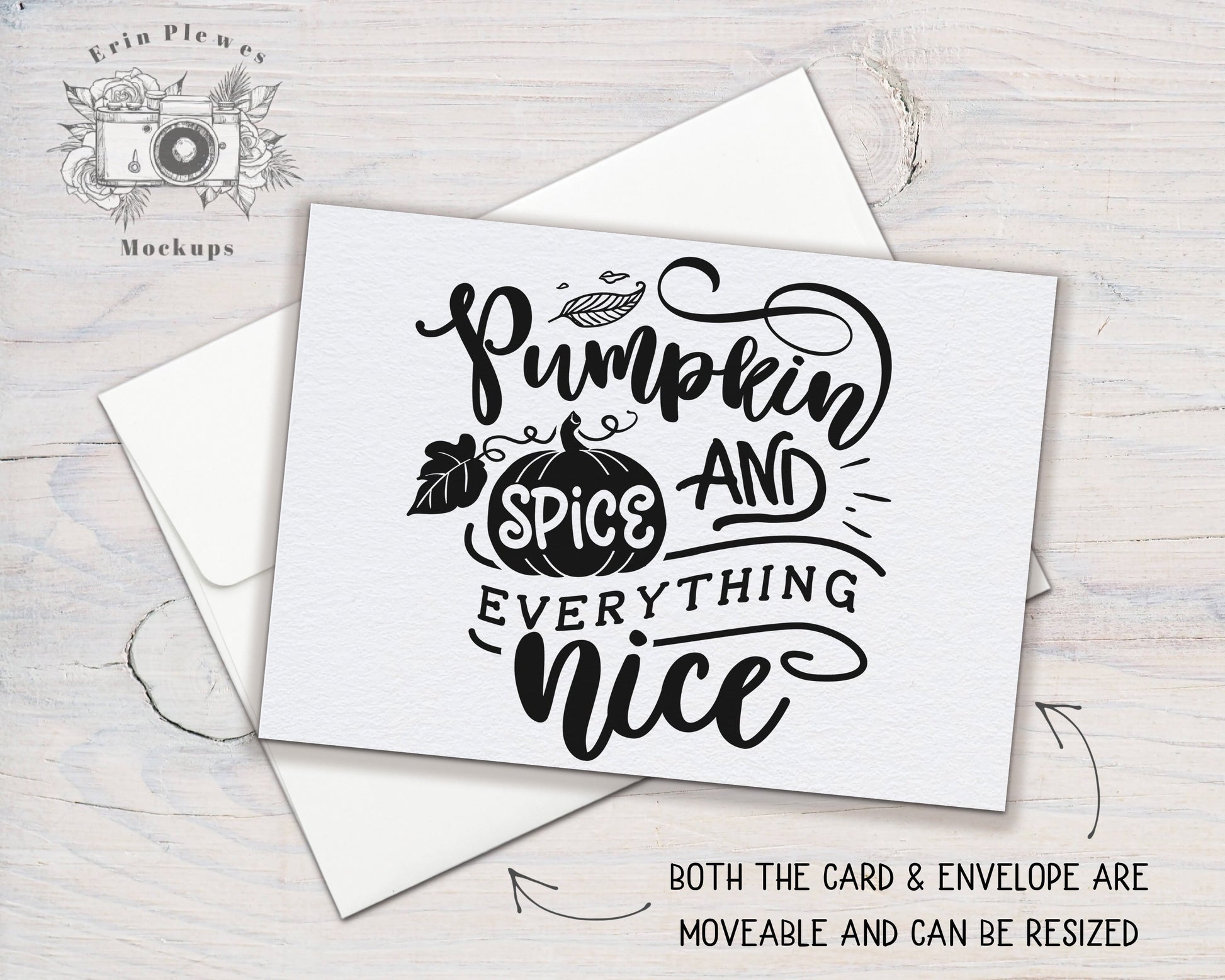 A6 Card Mockup, A-6 Card Mock Up PSD Smart Object, Greeting Card with Envelope Mock-up, Instant Digital Download Template
