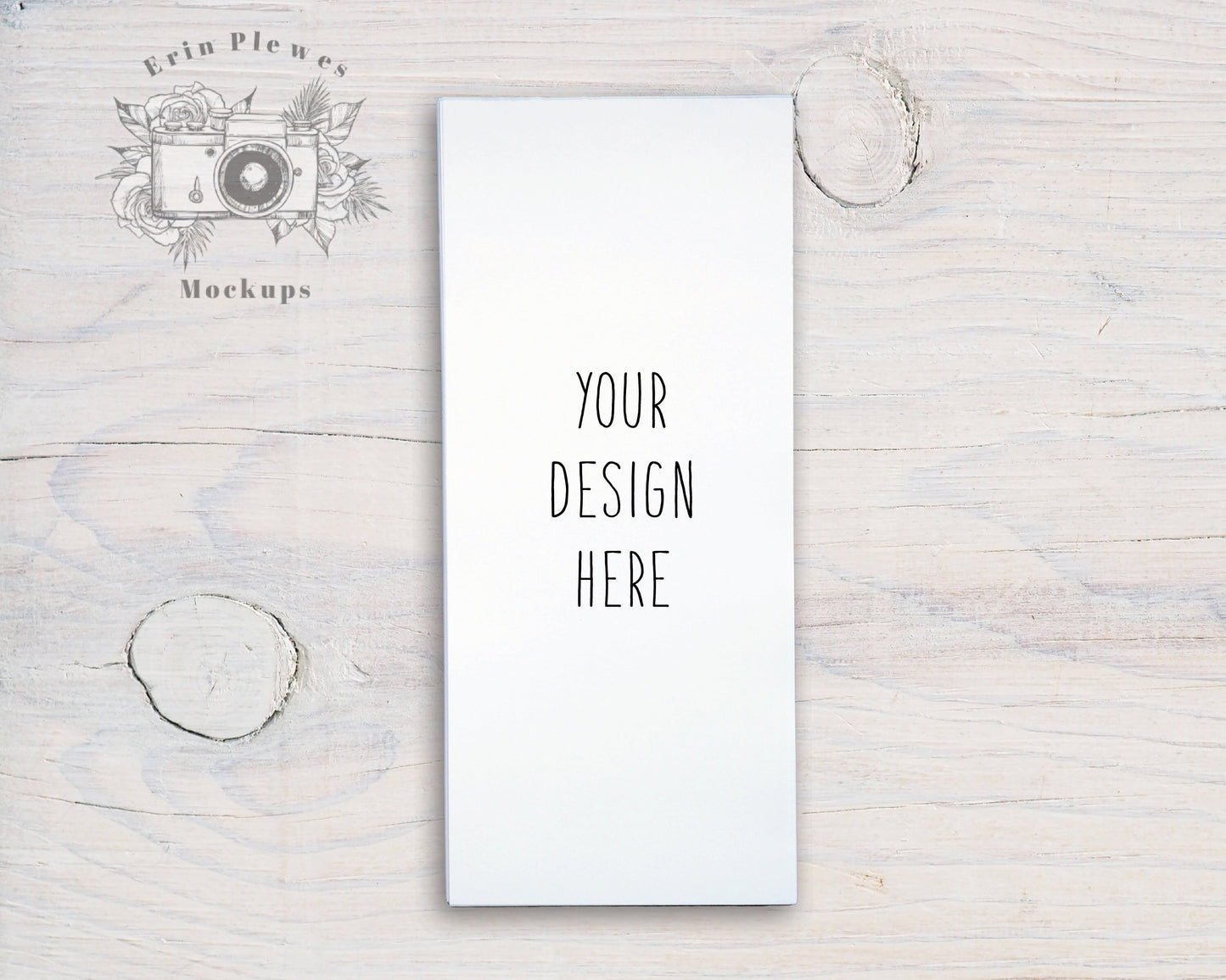Skinny Notepad Mockup, Sticky Notes Mock Up on Rustic Wood Background, To Do List Flatlay, Instant Digital Download Jpeg Template