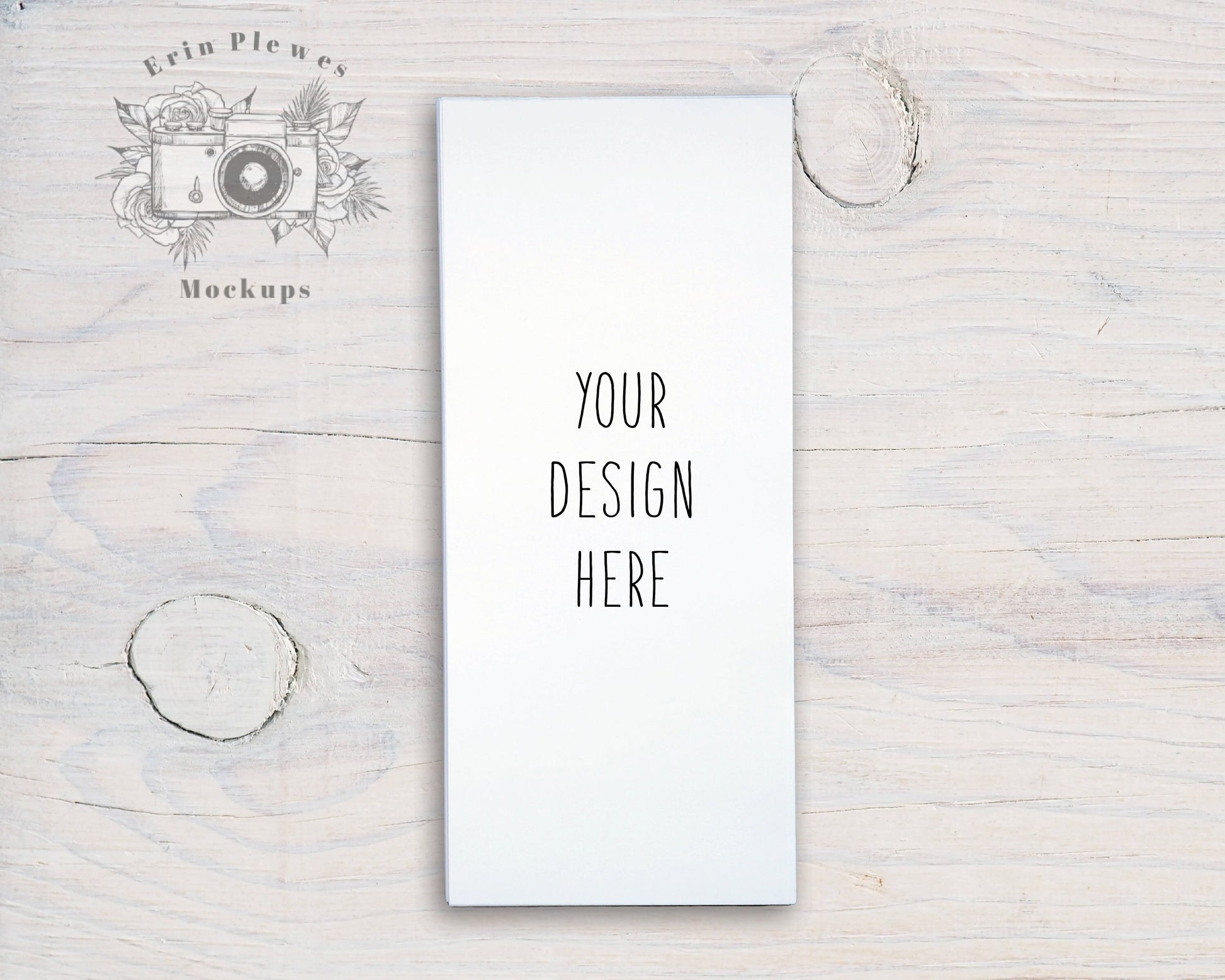 Skinny Notepad Mockup, Sticky Notes Mock Up on Rustic Wood Background, To Do List Flatlay, Instant Digital Download Jpeg Template
