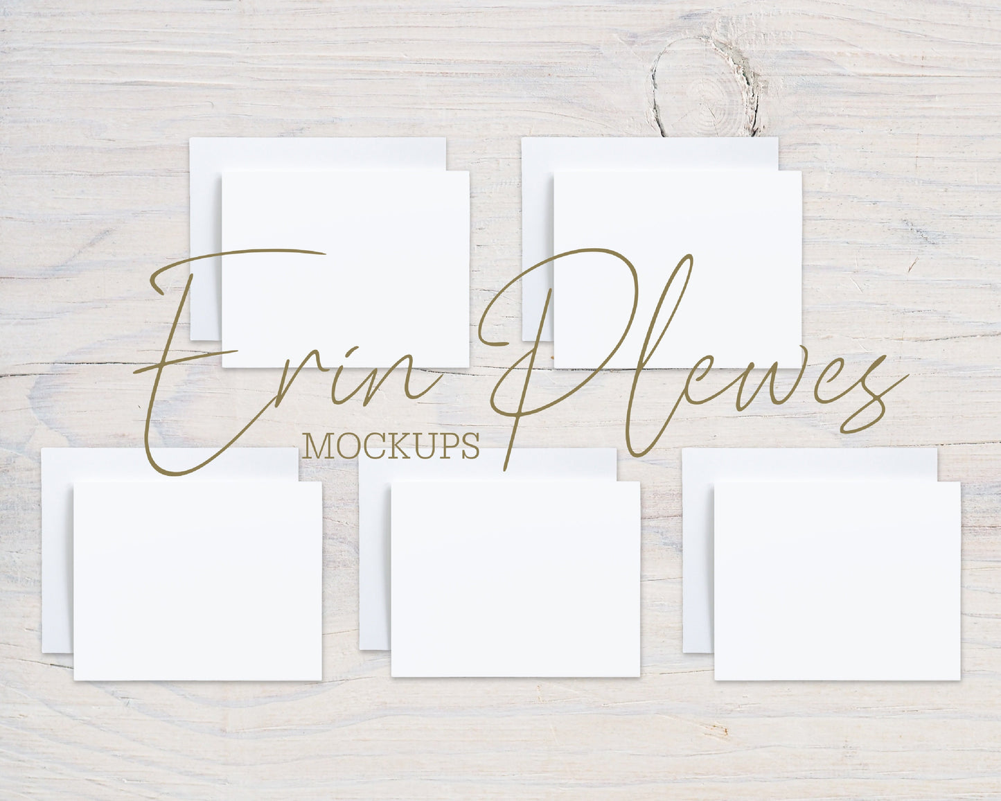 5 Card Mockup Suite, 4x5 Greeting Card Mock Up Suite, Stationery with Envelope Mock Ups, Jpeg Instant Digital Download