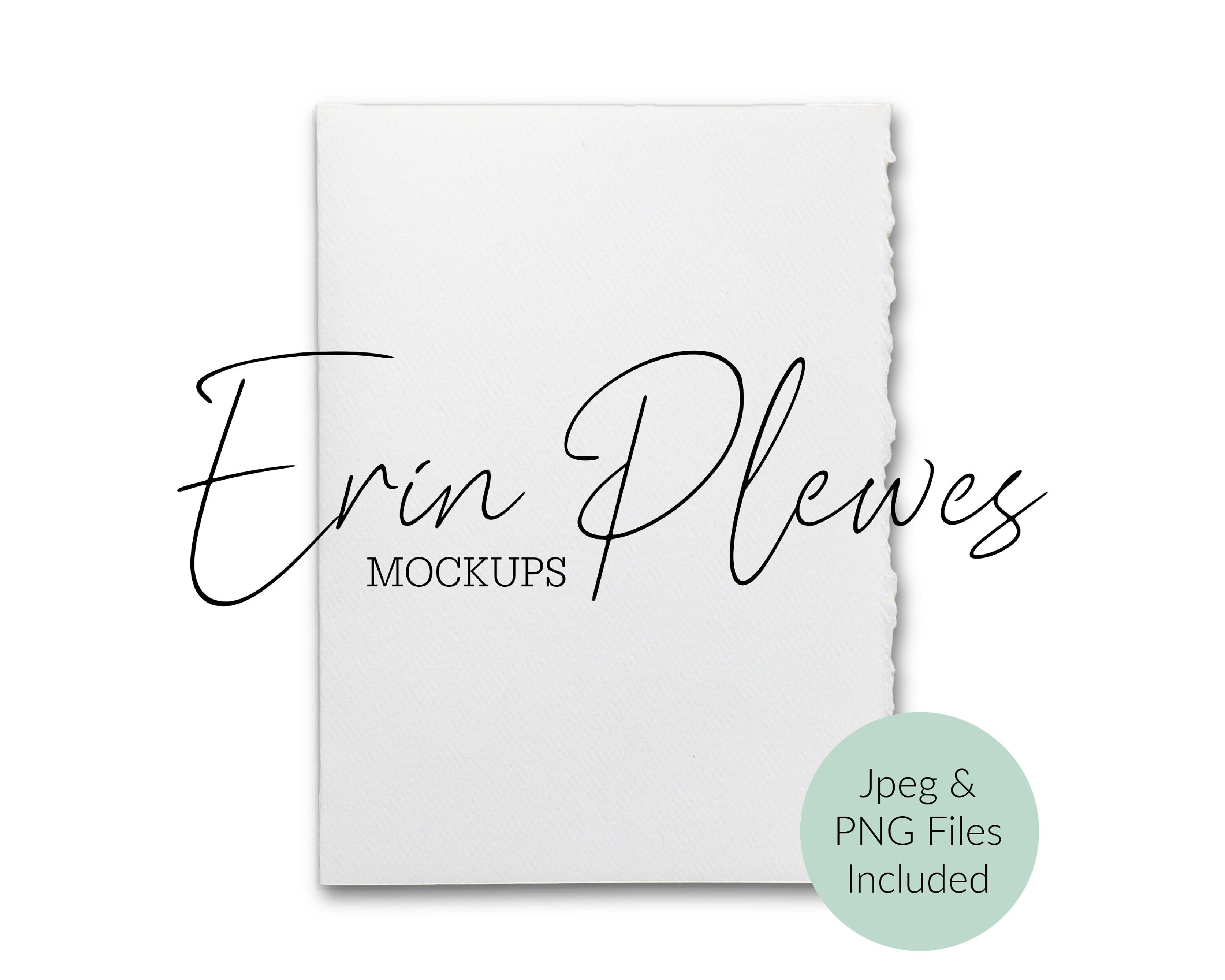 5x7 Card Mockup with White Envelope, Greeting Card Mock Up, Strathmore –  Erin Plewes Creative Art