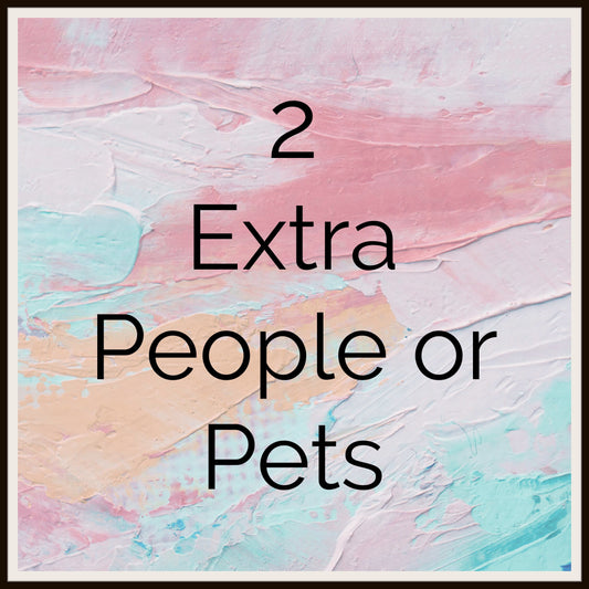 Add On 2 People - For Custom Digital Portraits Only - ADD ON