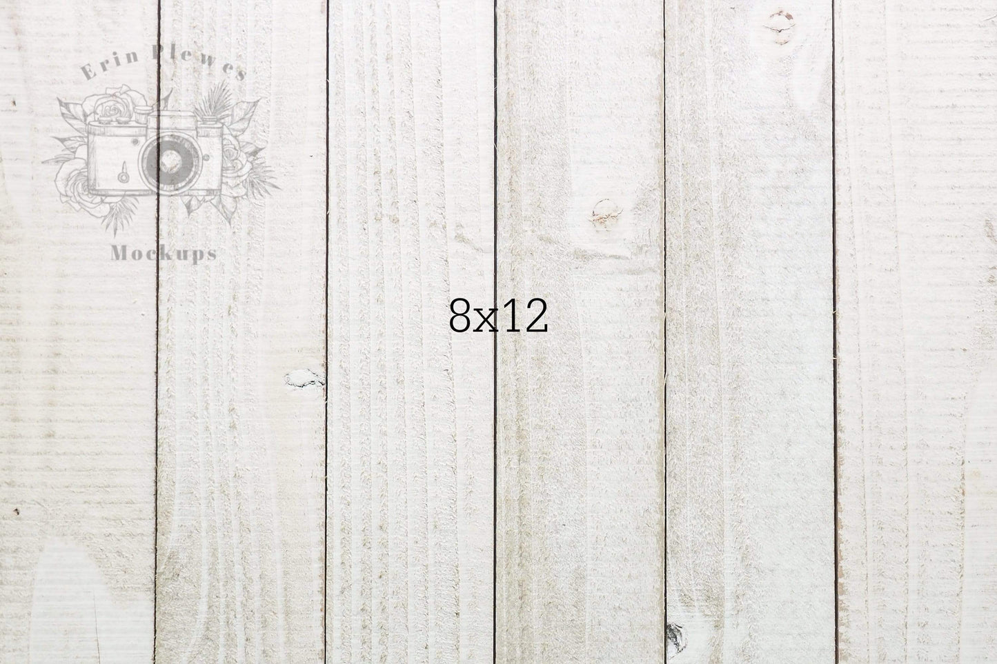 Erin Plewes Mockups White Wood Digital Background, Rustic Wood Digital Background for Crafters, Wood Paper Mockup Digital Download