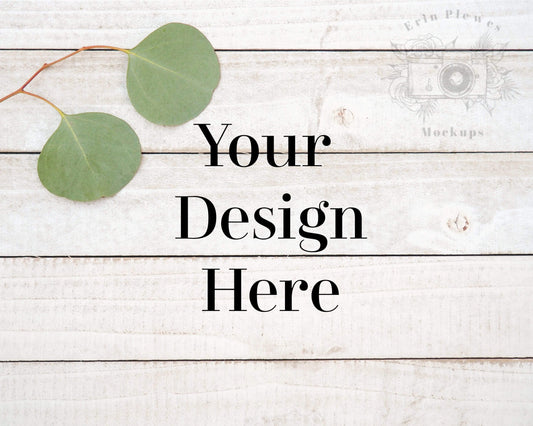 Erin Plewes Mockups White Wood Product Background Mockup, Wedding Styled Stock Photography, Winter Photo Graphic Design Mock Up, JPG Digital Download
