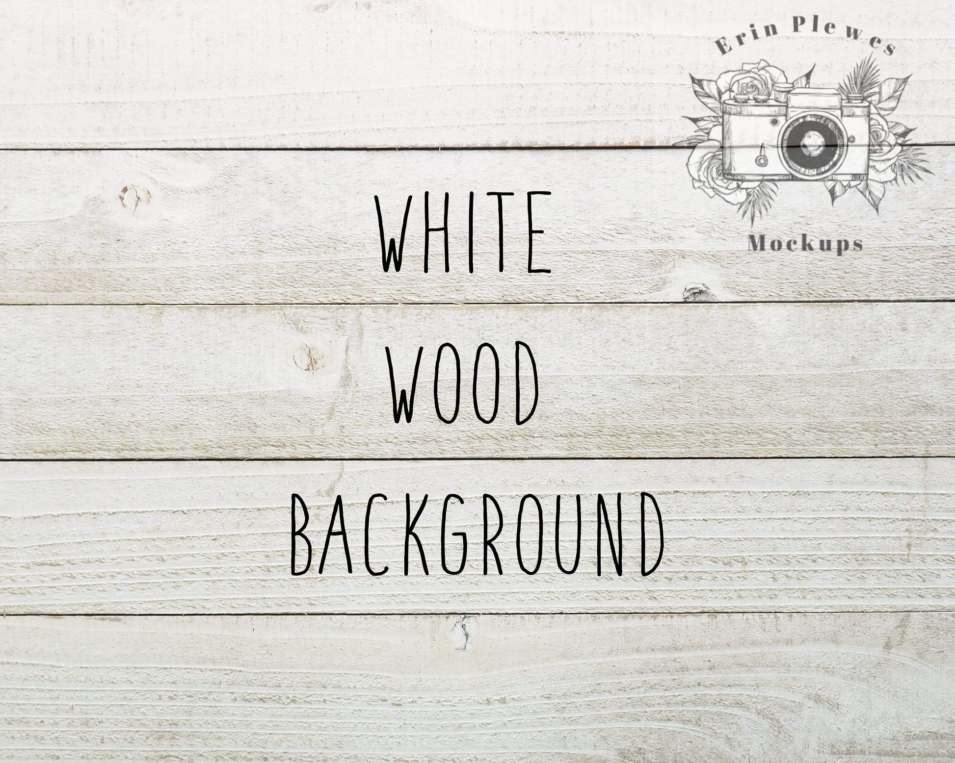 Erin Plewes Mockups Wood Background Digital Paper, Wood Plank Digital Paper, Shiplap Digital Paper, Rustic White Wood Background