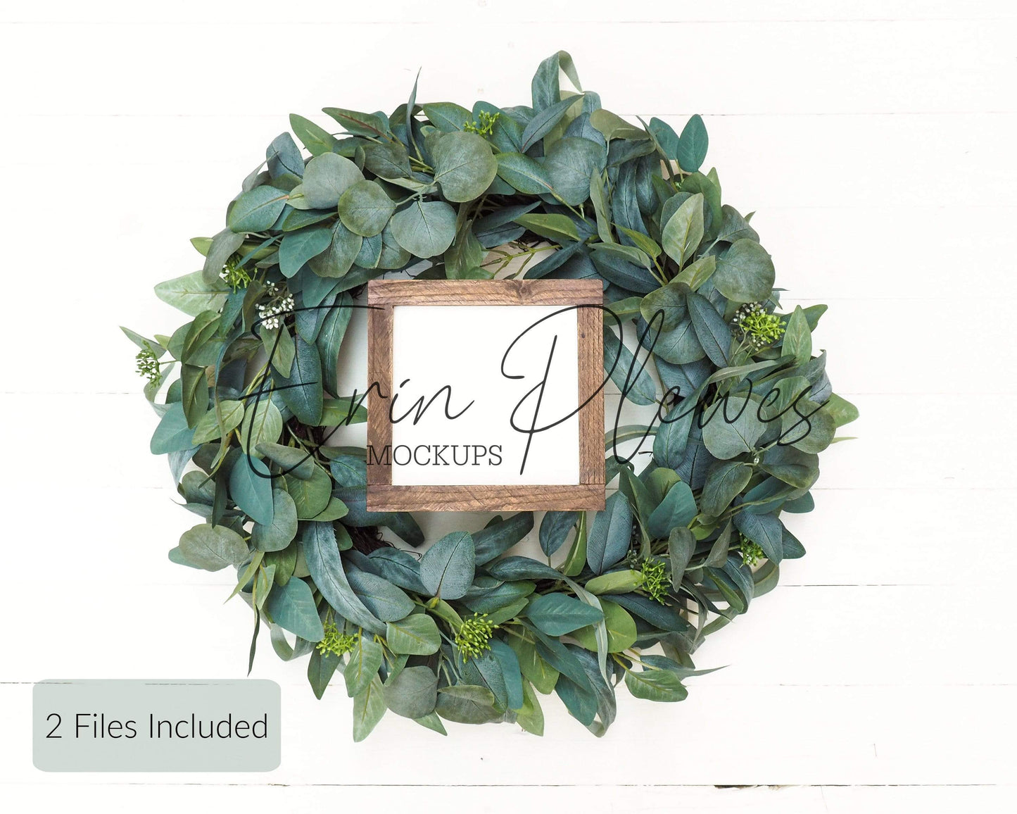 Erin Plewes Mockups Wood Sign Mockup 6"x6", Farmhouse Sign Mock Up, Square Mock-up Rustic Sign, 6x6 Wood Frame Flatlay Jpeg Template