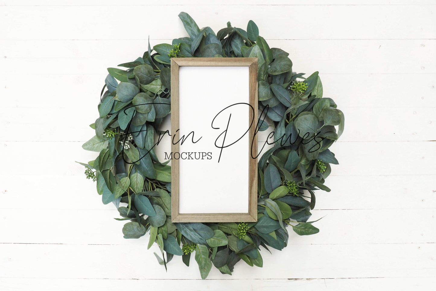 Erin Plewes Mockups Wood Sign Mockup, Farmhouse Sign Mock-up 8x15, Mock Up Rustic Sign, Reverse Canvas Wood Frame Flatlay