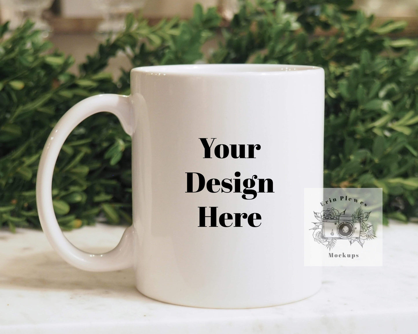 Erin Plewes Mockups Coffee mug mockup, Wedding coffee cup mock up to add your design for stock photography, JPG instant Digital Download template