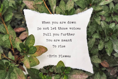 "You Are Meant To Rise" Green Inspirational Poem Art | Nature Gift