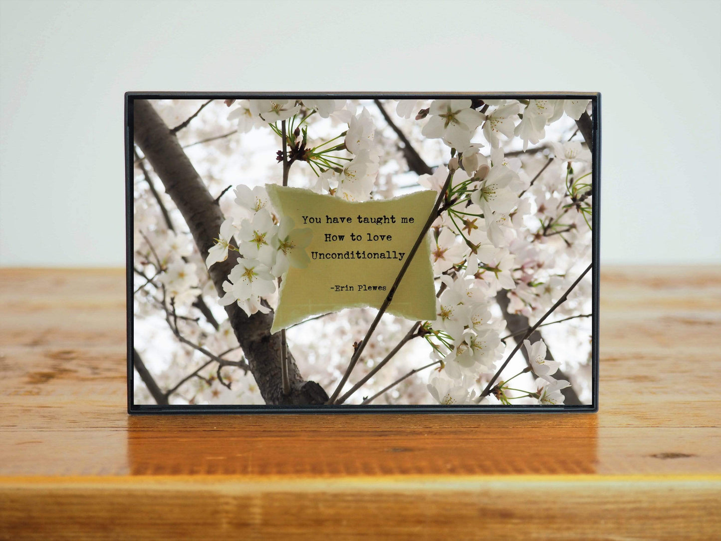 "Unconditional Love" Cherry Blossom Print | Nature Gift Home Decor