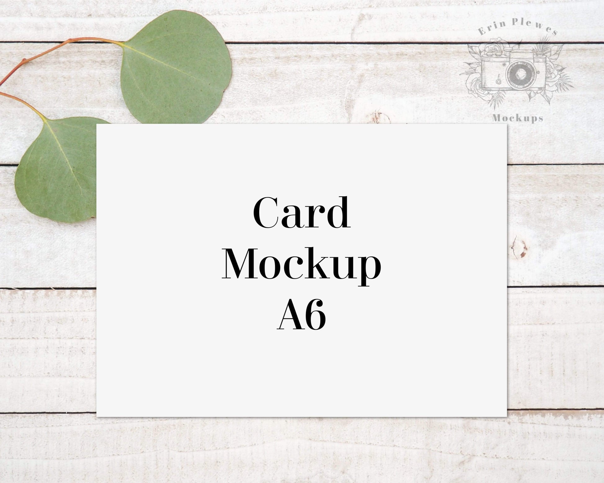 Erin Plewes Mockups A6 Greeting card mockup, Invitation mock up for rustic wedding and lifestyle stock photo, Instant Digital Download Jpeg Template
