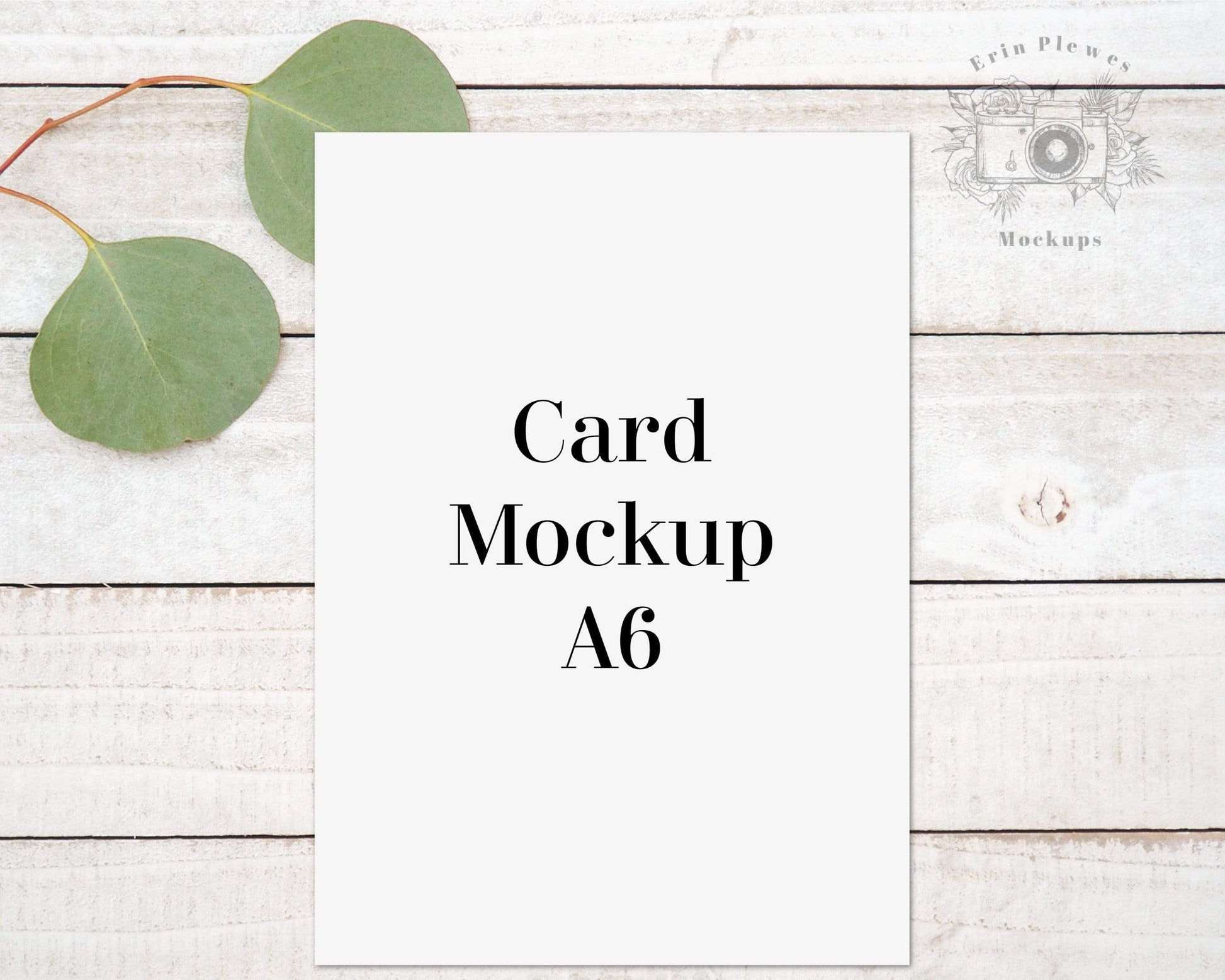 Erin Plewes Mockups A6 Greeting card mockup, Thank you card mock-up for rustic wedding and lifestyle photo, Jpeg Instant Digital Download