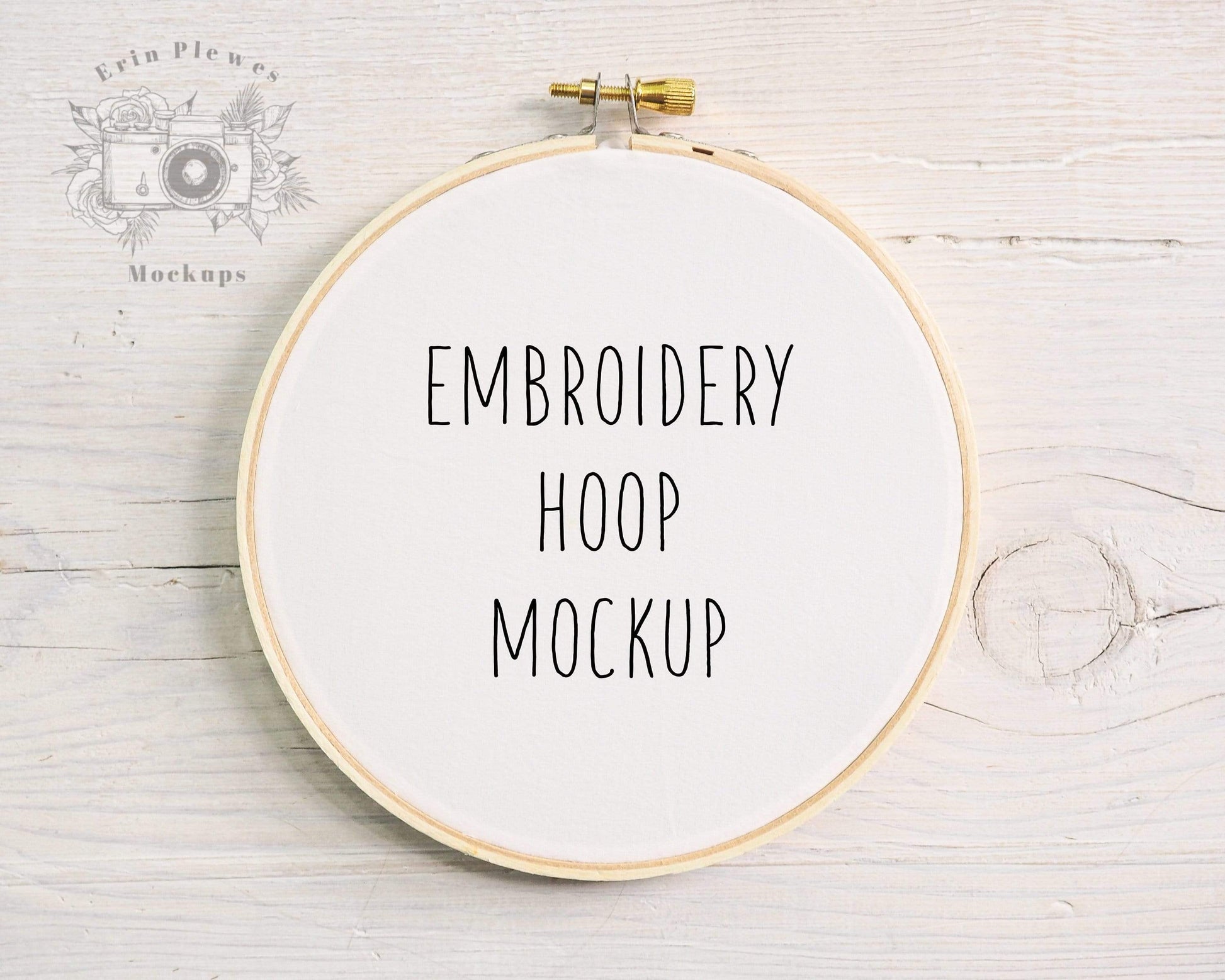 Erin Plewes Mockups Cross Stitch Mockup, Embroidery hoop mockup on rustic white wood,  Sewing Mock-up JPG Digital Download Template