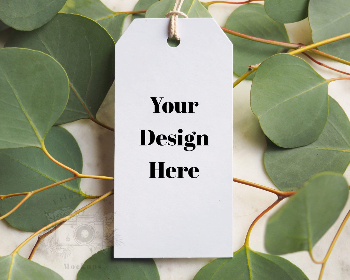 Erin Plewes Mockups Gift Tag Mockup | Wedding Favor Mock Up | Thank You Gift Label