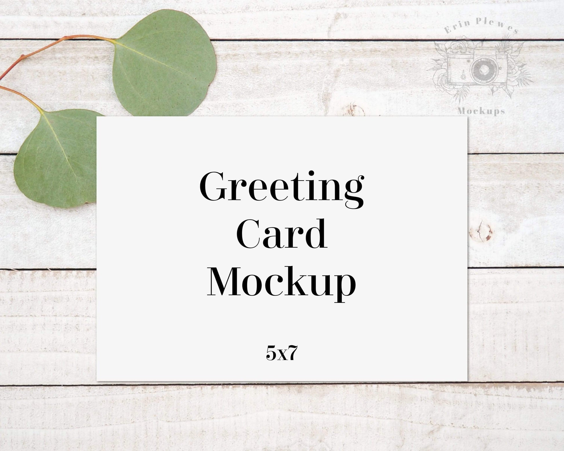 Erin Plewes Mockups Greeting card mockup A7, 5x7 Invitation mock up for rustic wedding, 5 x 7 card mock-up, Jpeg instant Digital Download