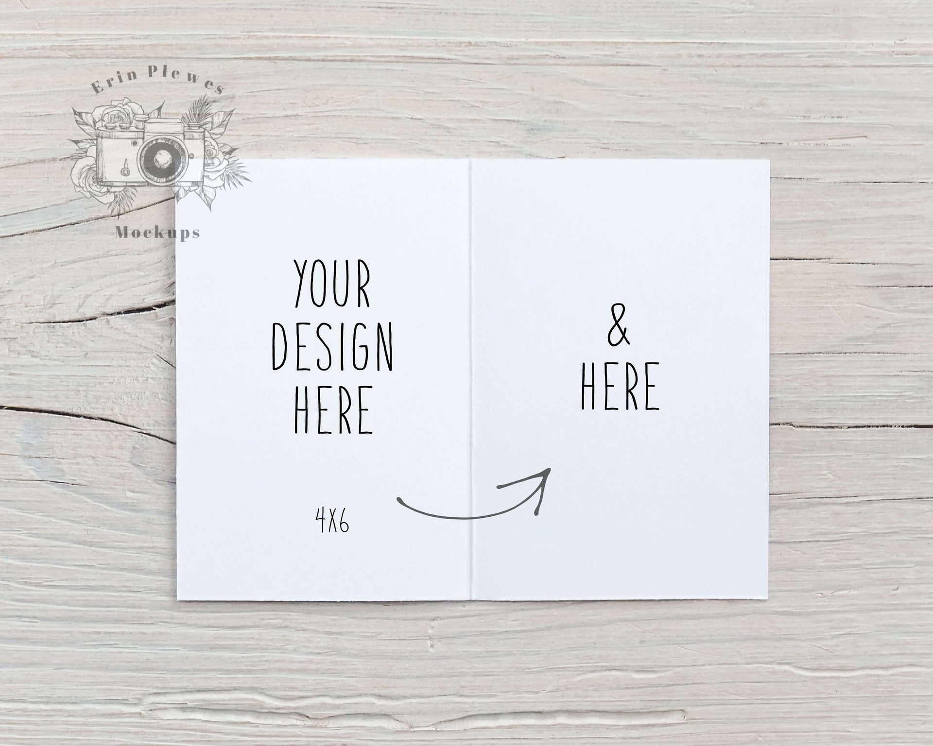5x7 Card Mockup with White Envelope, Greeting Card Mock Up, Strathmore –  Erin Plewes Creative Art