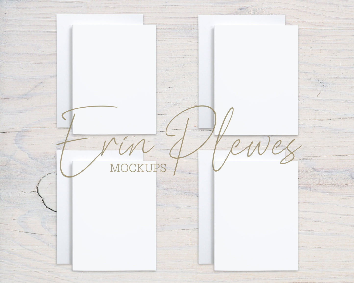 A2 Card Mockup with Envelopes, Front Back Greeting Card Mock Up, Stationery Suite Mock Ups, Jpeg Instant Digital Download