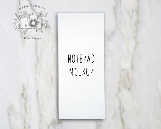 To Do List Mockup, Notepad Mock Up on Marble, Minimalist Stationary Flat Lay, Instant Digital Download Jpeg Template