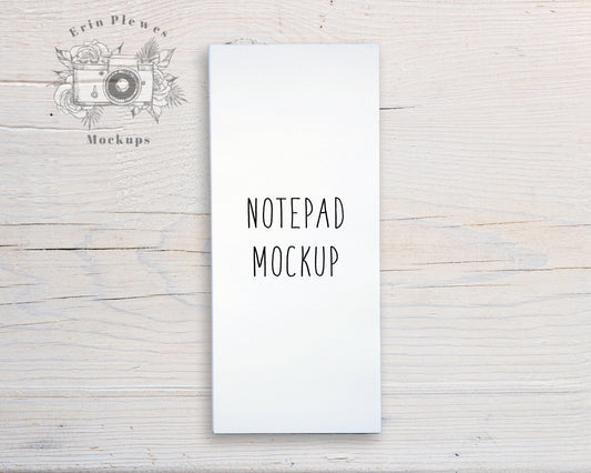 Notepad Mockup, To Do List Mock Up on Rustic Wood Background, Minimalist Stationery Flatlay, Instant Digital Download Jpeg Template